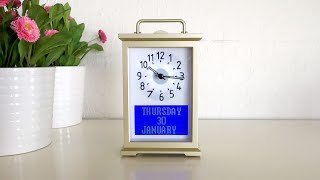 Timos™ Calendar Clock Nostalgia Kalenderklockan [upl. by Hylan352]