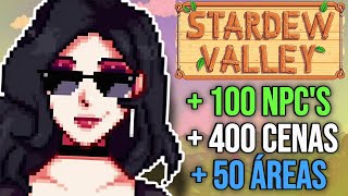 Adicionei 100 PERSONAGENS no Stardew Valley e ficou INSANO [upl. by Boyden]