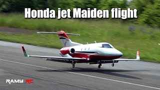 RC Honda jet maiden flight The best one yet [upl. by Lled]