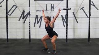 High Hang Power Snatch  CrossFit Movement Library [upl. by Melony722]