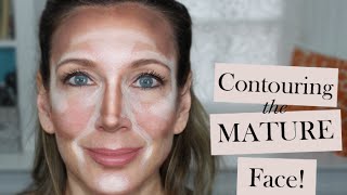 How to Contour the Mature Face  Contouring amp Highlighting Tutorial [upl. by Anej]