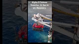 Subsea Trencher ROV recovery Heavy system recovery [upl. by Aneral265]