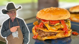 The BEST Burger Ive Ever Made  The Enchilada Burger [upl. by Stargell]