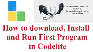 Codelite IDE  Download Install and Run First Program in C language [upl. by Stimson]