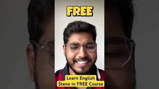 Learn English Shorthand in just 2 months  FREE COURSE  Steno School [upl. by Reggis]