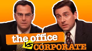 The Office VS Corporate  The Office US  Comedy Bites [upl. by Eralcyram]