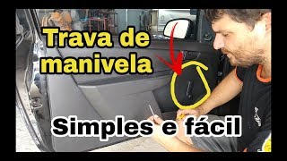 Como REMOVER a Trava da Manivela SEM DANIFICAR o Forro do Carro [upl. by Past]