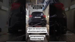 Mercedes A45 AMG w176  ligne inox avec silencieux sport valves  stage 1 45amg mercedes amg [upl. by Seerdi]