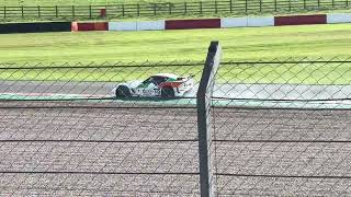 Donington Park 2024 British GT Weekend 2 Broken Ginetta [upl. by Atinuj]