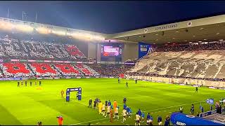 INCREDIBLE GLASGOW RANGERS REMEMBRANCE DAY DISPLAY FITTING TRIBUTE TO THE IRISH HEROES OF 1916 SOMME [upl. by Amary]