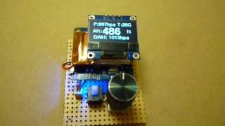 Altimeter with QNH adjustment DIY [upl. by Nagem997]