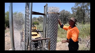 How We Do It Building a CHAIN WIRE Security Fence  Part 2 EP8 [upl. by Bunni]