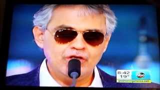 Live Andrea Bocelli White Christmas [upl. by Yaffit]