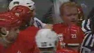 Kronwall nails Lupul [upl. by Akirret]