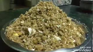 Kambu puttu recipe in Tamilpearl millet simple evening snacksputtujaggery puttumillet tiffen [upl. by Flip]