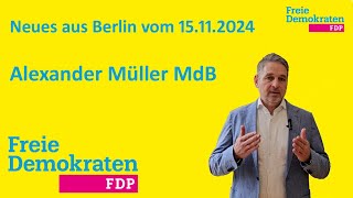 Neues aus Berlin von Alexander Müller15112024 [upl. by Hufnagel]