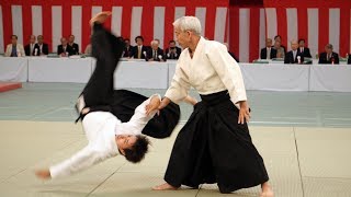 Excellent Aikido  Doshu Moriteru Ueshiba  55th All Japan Aikido Demonstration 2017 [upl. by Ayisan]