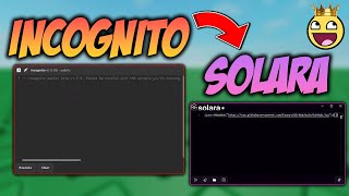 Roblox Exploits Are Back New and Free quotSolara and Incognitoquot short talk  Roblox Exploiting News [upl. by Aila]