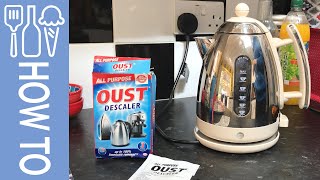 How to descale Dualit kettle with Oust  All Purpose Descaler [upl. by Mandie888]