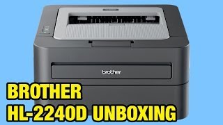 Brother HL2240D Laser Printer Unboxing and Review [upl. by Miharba]