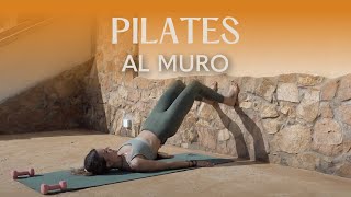 Pilates al Muro lezione di 15 minuti  Rafforza e Tonifica il Corpo [upl. by Ahtelrac]