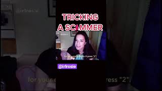 voice over skills vs idiot scammer  irlrosie [upl. by Yrrehc765]