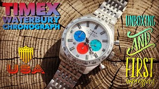 The Coolest Timex EVER  Waterbury Chronograph Unboxing [upl. by Marice]