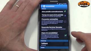 Tip Cómo activar y desactivar Talkback en Android [upl. by Vershen484]