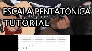 Curso de Guitarra  Como tocar la Escala Pentatónica HD [upl. by Siro]