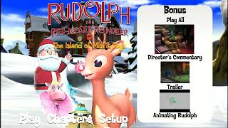 Rudolph the Red Nosed Reindeer and the Island of Misfit Toys 2022 DVD Menu Walkthrough FAKE [upl. by Neelhtac]