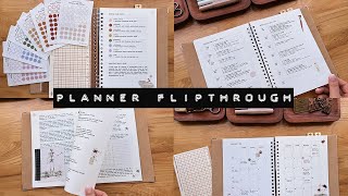 flipthrough  my planner amp commonplace book [upl. by Mitzi842]