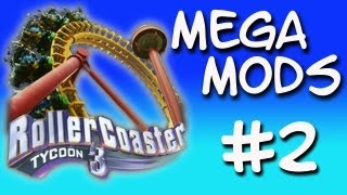 Roller Coaster Tycoon 3  Mega Mods  Part 2  Master Chiefs Dong [upl. by Ludwigg]