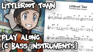 Littleroot Town  Play Along  C Bass Version [upl. by Linzer]