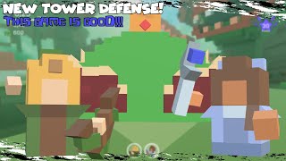 This NEW Tower Defense Game is Fun  Tower Adventure [upl. by Nitsirk767]