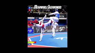 Karate vs Taekwondo In Real Life shorts [upl. by Annayr]