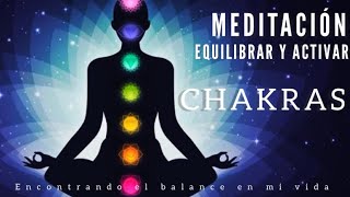 Meditación para Desbloquear Alinear y Activar los 7 Chakras ✨🌀🧘🏻🍃 [upl. by Limak718]