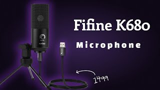 Unboxing And Details Review Fifine K680 Microphone Best Microphone For Sound Recording [upl. by Luemas175]