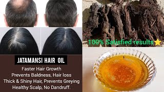 How to make Jatamansi Hair Oil  for hair growth scalp health and preventing baldness [upl. by Nisay]