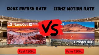 120Hz Refresh Rate vs 120Hz Motion Rate Whats The Difference [upl. by Wesla]