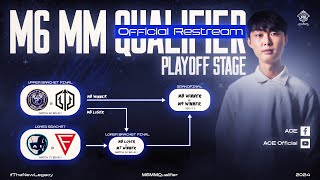 OFFICIAL RESTREAM M6 MM PLAY OFF DAY 1 Ai esports vs falcon esport BO5 [upl. by Keil]