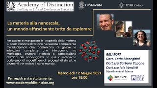 La materia alla nanoscala un mondo affascinante tutto da esplorare [upl. by Inoj]