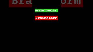 green needle brainstorm  fact shorts [upl. by Stephannie]