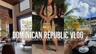 TRAVEL VLOG LETS GO TO THE DOMINICAN REPUBLIC LUXURY EXPERIENCE amp ALL THE VIBES PART 1♡ [upl. by Nolrac133]