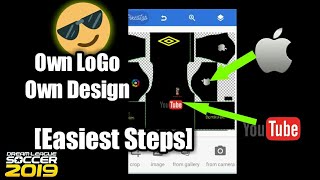 How to make your OWN kit in dream league soccer 2019OWN logo and designMajor Dominates [upl. by Ahsiner]