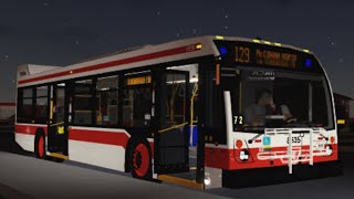 TTC  2016 Novabus LFS 8535 Route 129 McCowan North to Kennedy Station via Scarborough Centre Stn [upl. by Yrelle]