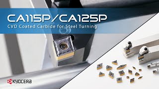 Next Generation CVD Coated Carbide Grades for Steel  CA115PCA125P [upl. by Cupo365]