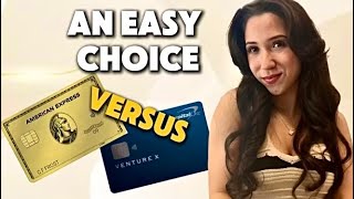 AMEX GOLD VS CAPITAL ONE VENTURE X Which Card Is Better [upl. by Eidob]