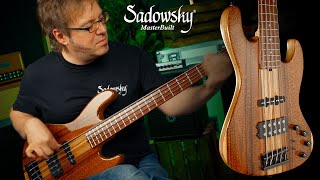 Sadowsky MasterBuilt 21Fret MM Bass Limited Edition 2022 5String [upl. by Maurey]