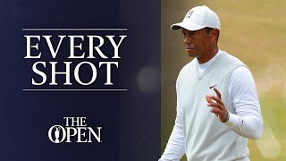 Every Shot  Tiger Woods  The 150th Open Championship [upl. by Enyrhtac710]