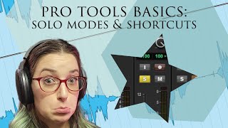 Pro Tools Basics Solo Mode amp Shortcut to Toggle Solo Mode to AB Test Two Tracks [upl. by Britton]